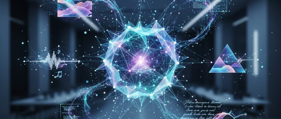 Blog Post: what is generative ai - Professional illustration