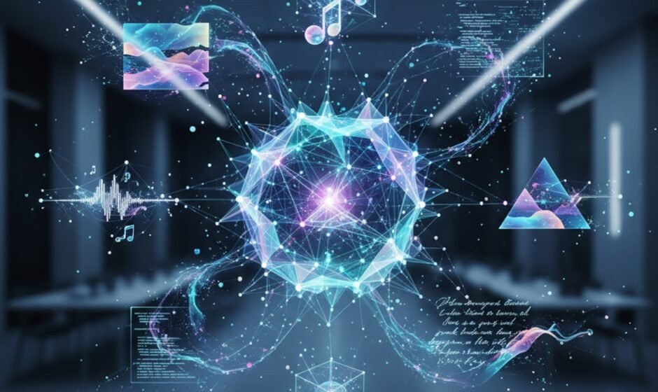 Blog Post: what is generative ai - Professional illustration